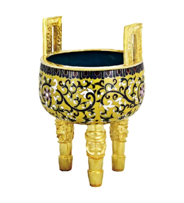 6-inch entwined lotus double-e