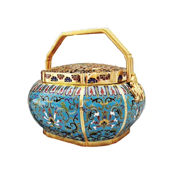 Cloisonné enamel stove