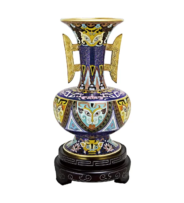 8 inch square amphora